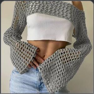 Knit cropped sweater